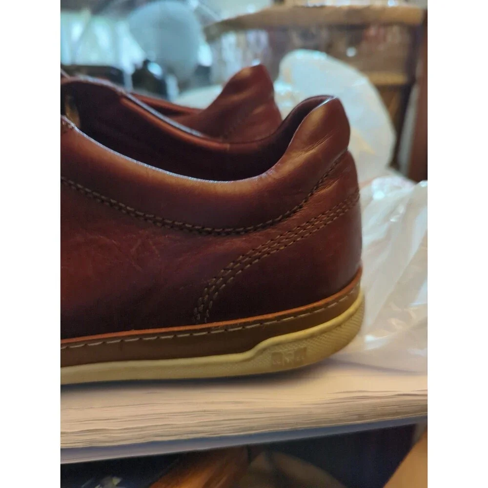 Allen Edmonds chili colored